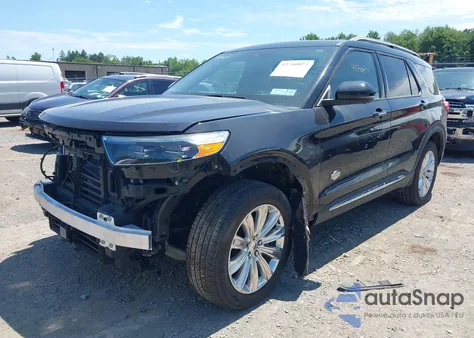 2022 Ford Explorer King Ranch из США, поврежденный, VIN 1FM5K8LC9NGB14562